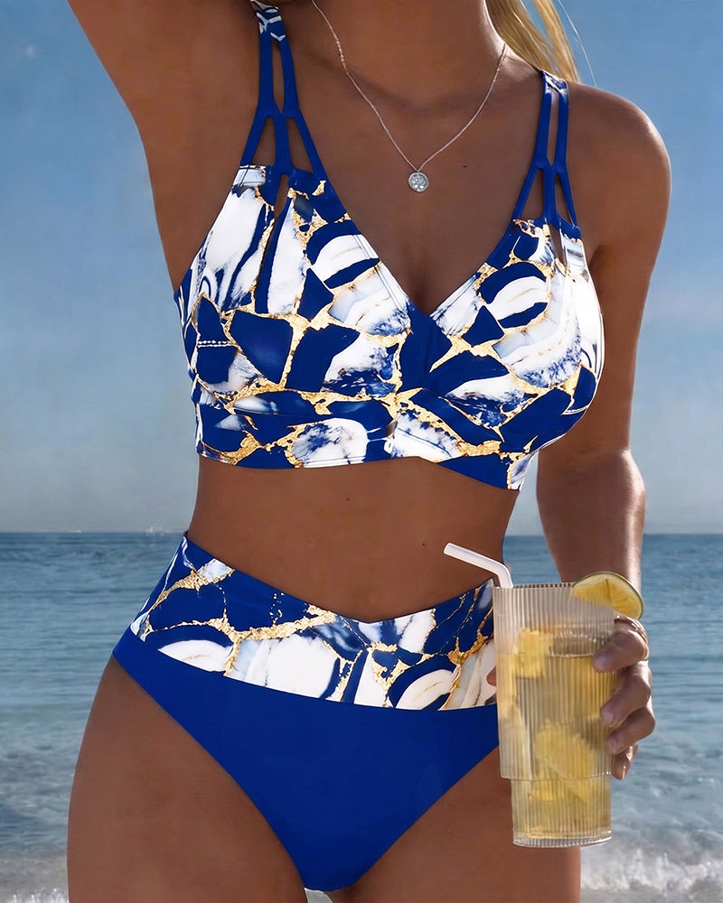 Strap Cut-Out Designer Bikini