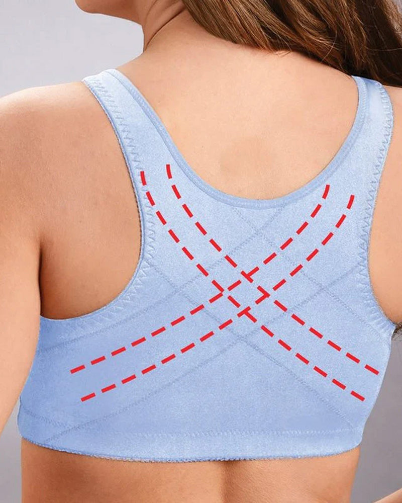 Front-Fastening Lace Bra