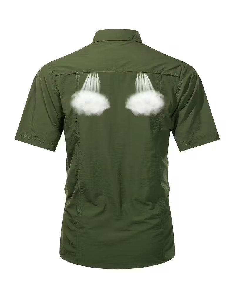 Casual Breathable Short Sleeve Shirt