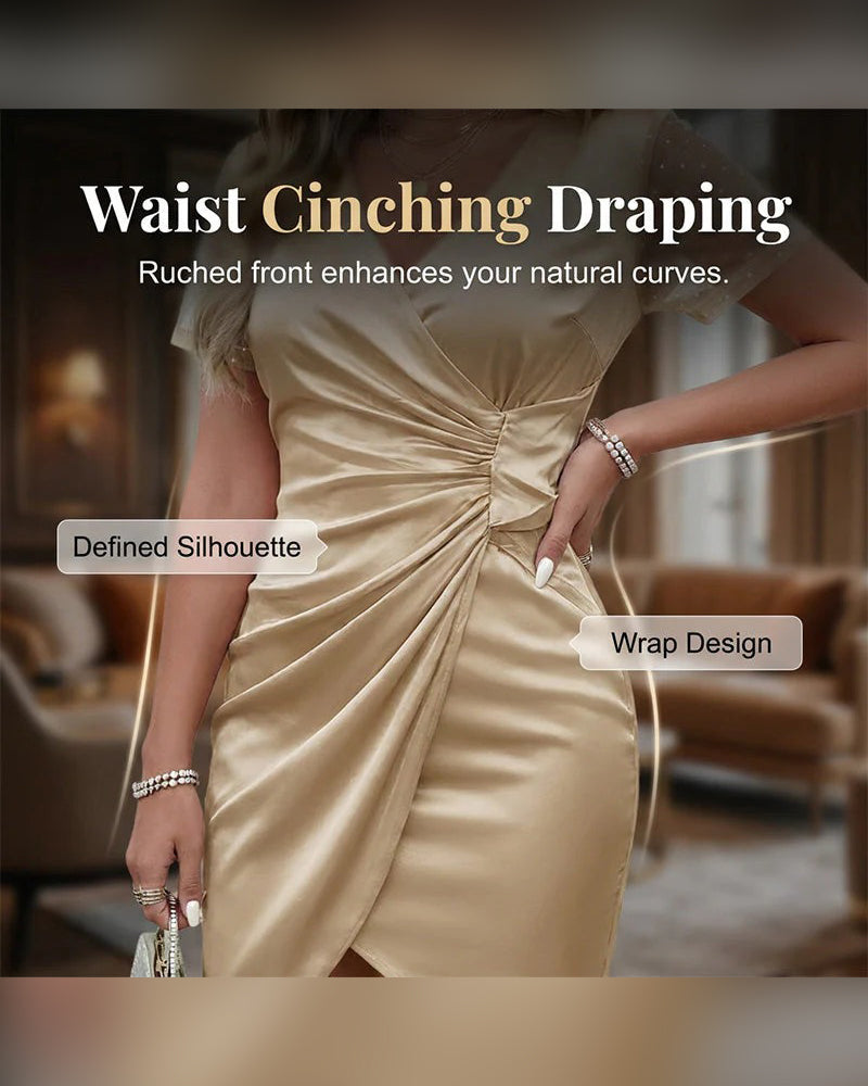 V Neck Party Dress