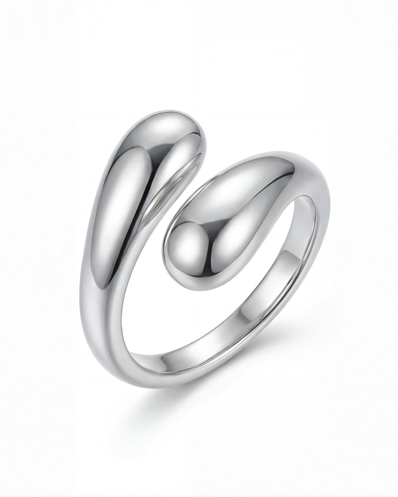 Irregular Water Drop Ring