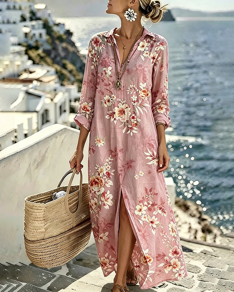 Floral Print Maxi Dress