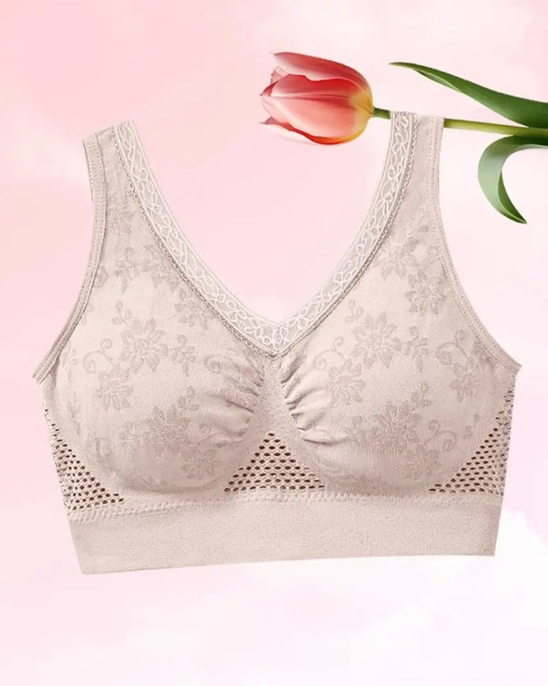 Pure Cotton Buttonless Comfy Lifting Shaping Bra