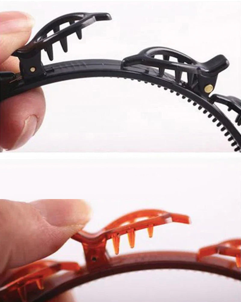 Double Bangs Hairstyle Hairpin