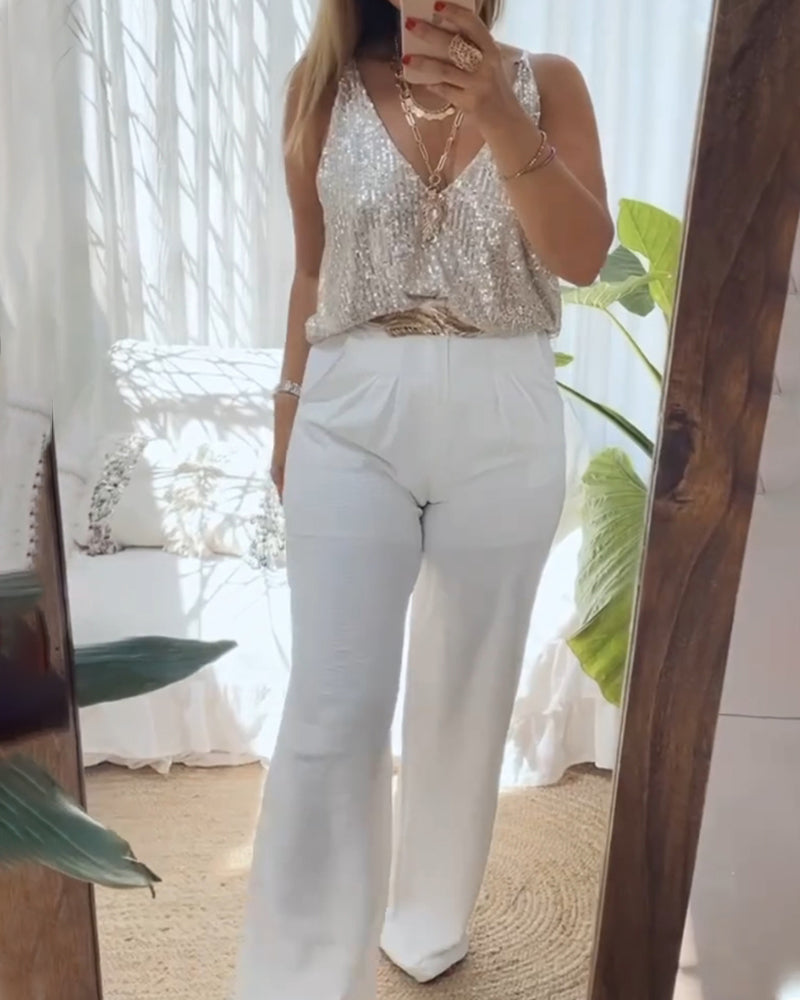 Casual front-back reversible camis