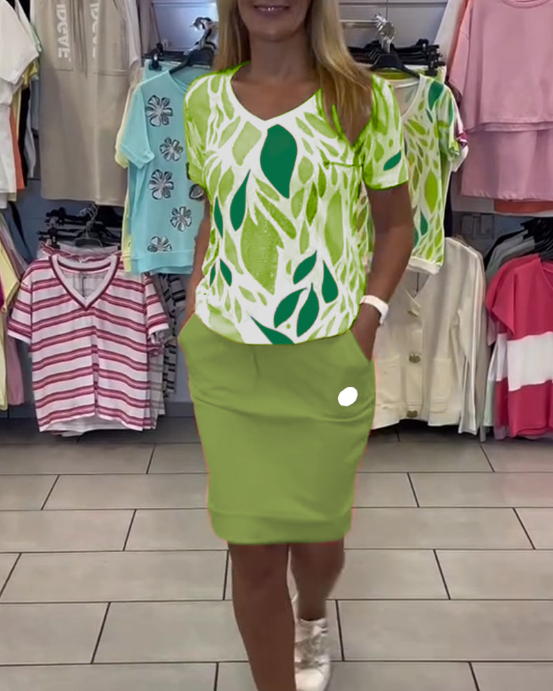 Temperament Commuter Skirt Two-Piece Suit