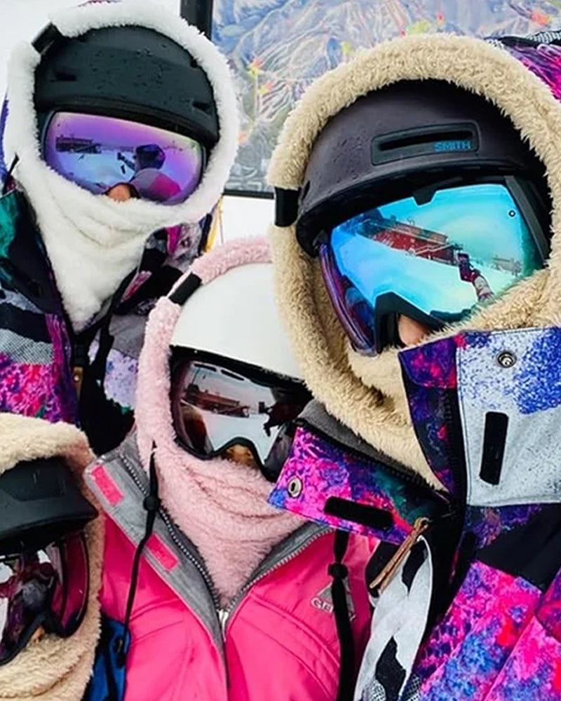 Sherpa hood ski mask