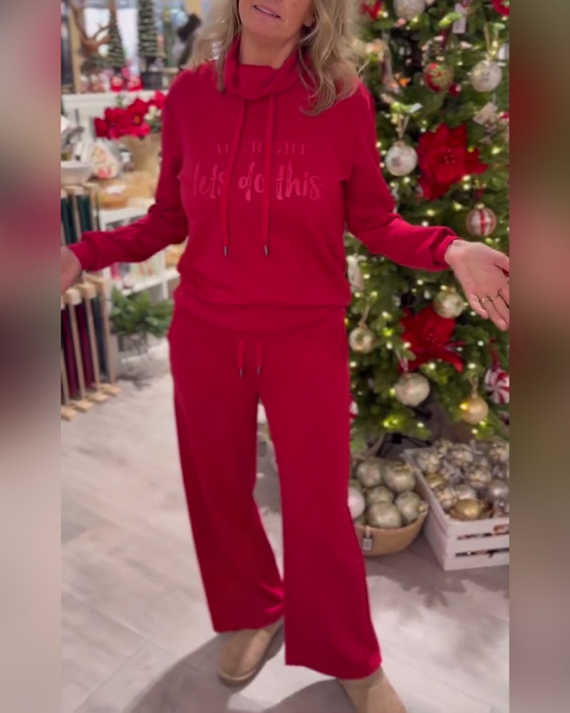 Casual Sportswear Two-Piece Set