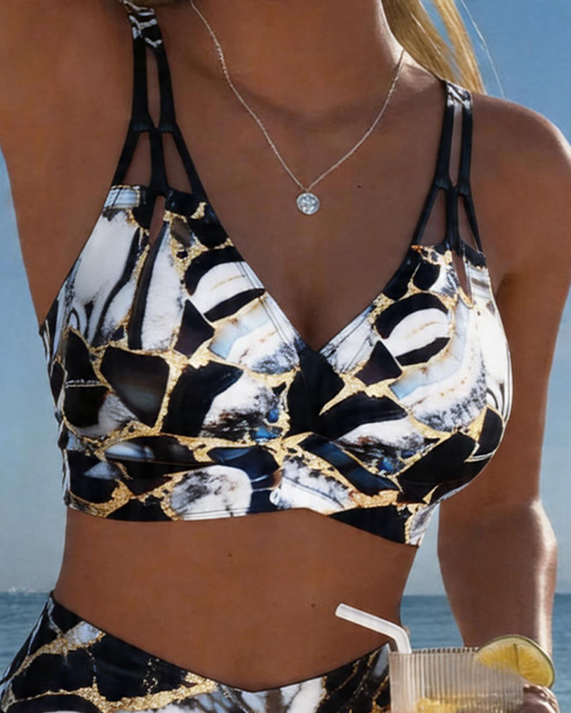 Strap Cut-Out Designer Bikini