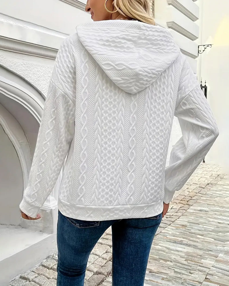 Hooded Drawstring Hoodie