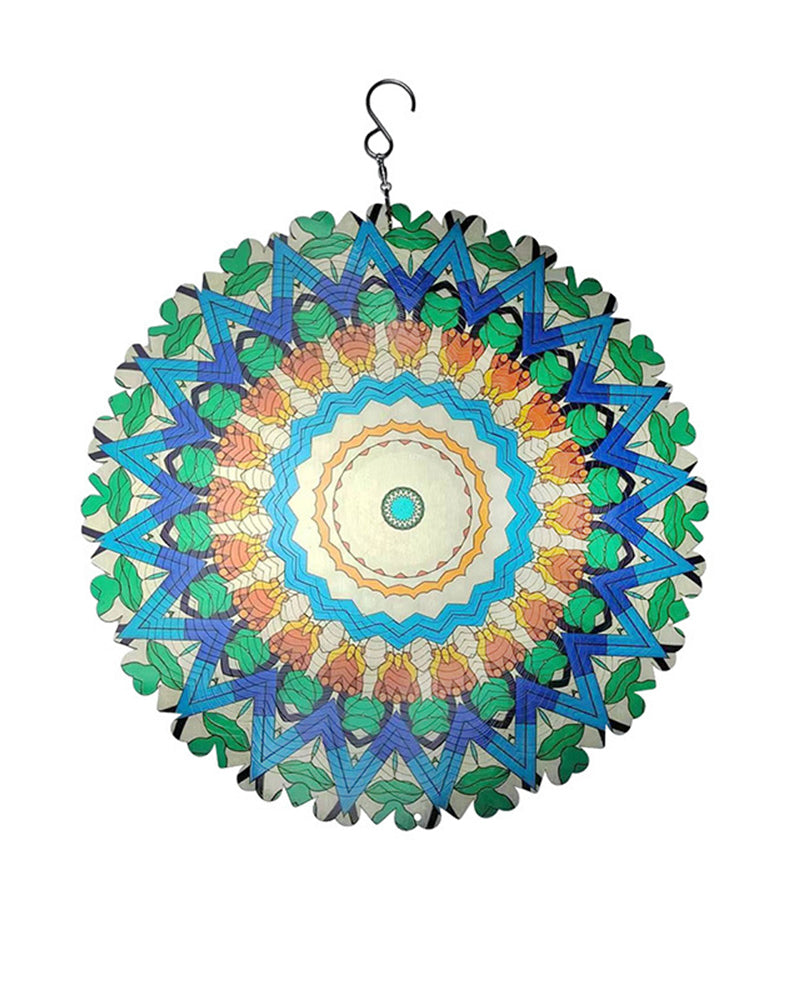 3D Colorful Wind Spinning Mandala