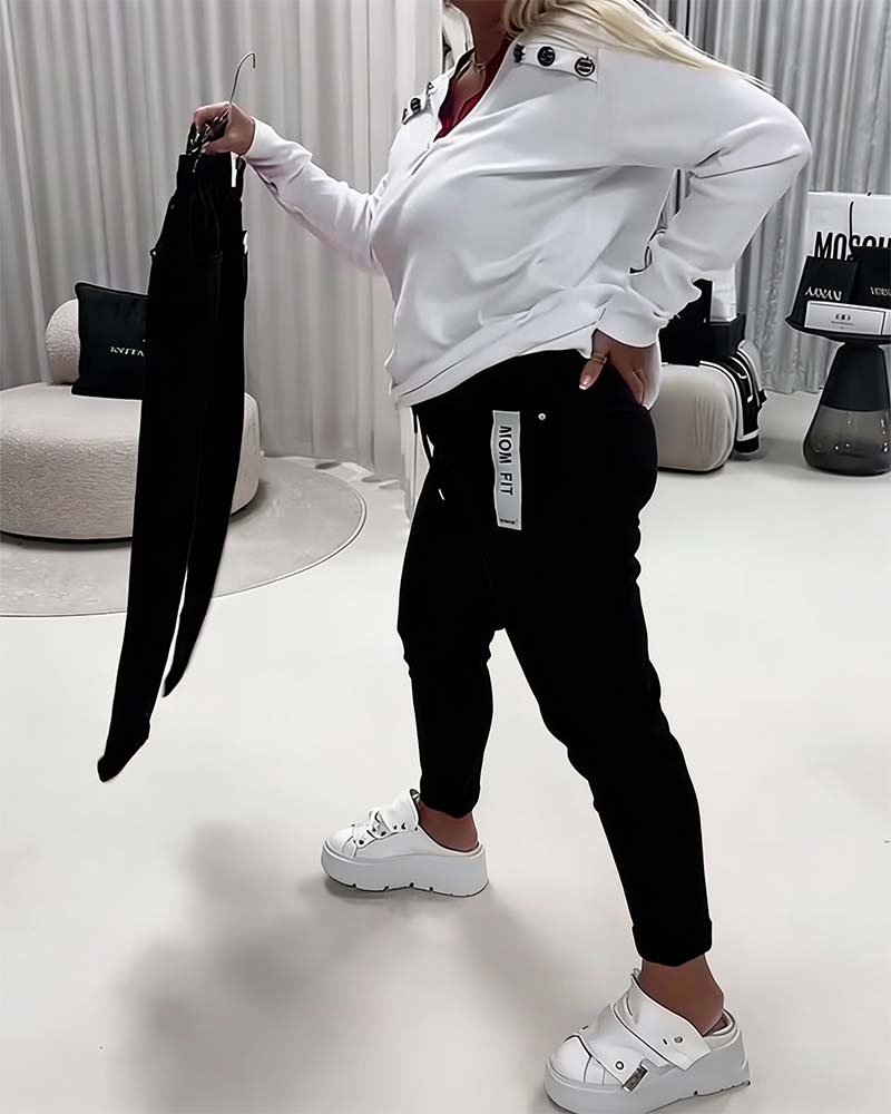 Fashion Stretch Drawstring Pants