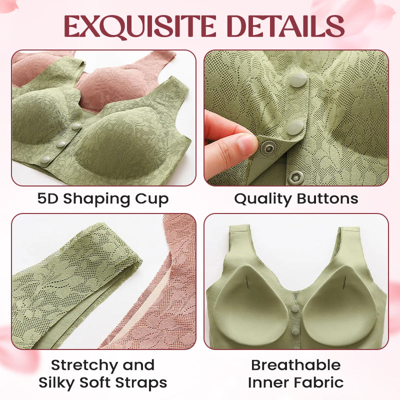 Zero Feel Full Coverage Front Closure Lace Bra