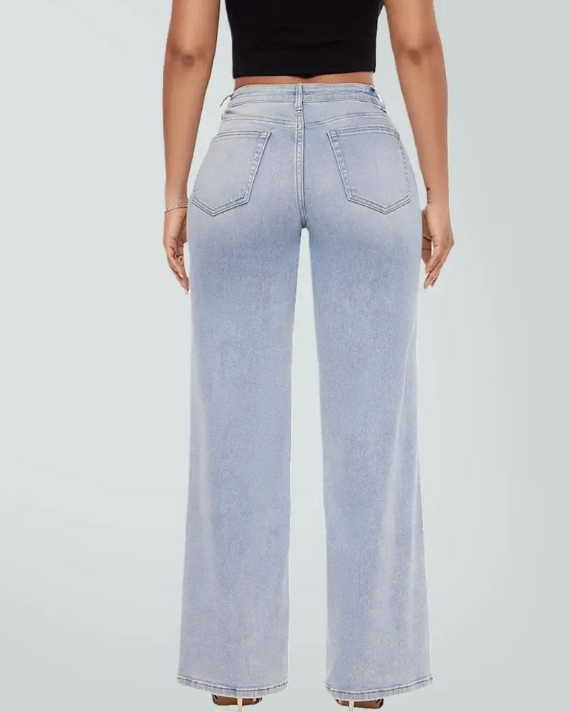 High Waist Wide Legs Jeans