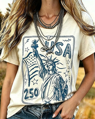 Retro-Print Loose-Fit Short-Sleeve T-Shirt