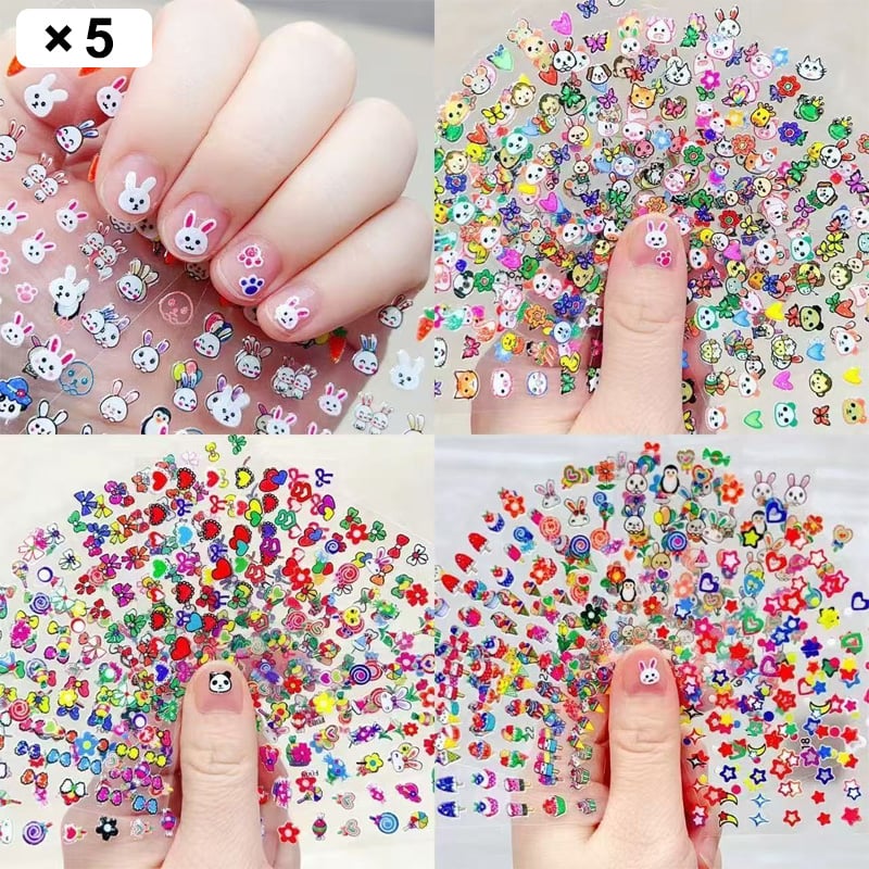 Glow-in-the-Dark Nail Stickers for Kids