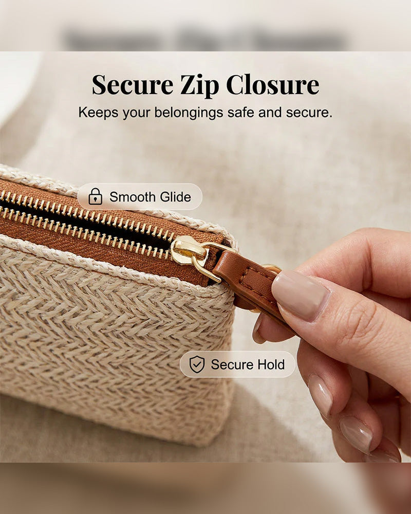 Shoulder Clutch Bag – Lightweight, Versatile, Metallic Accents ✨