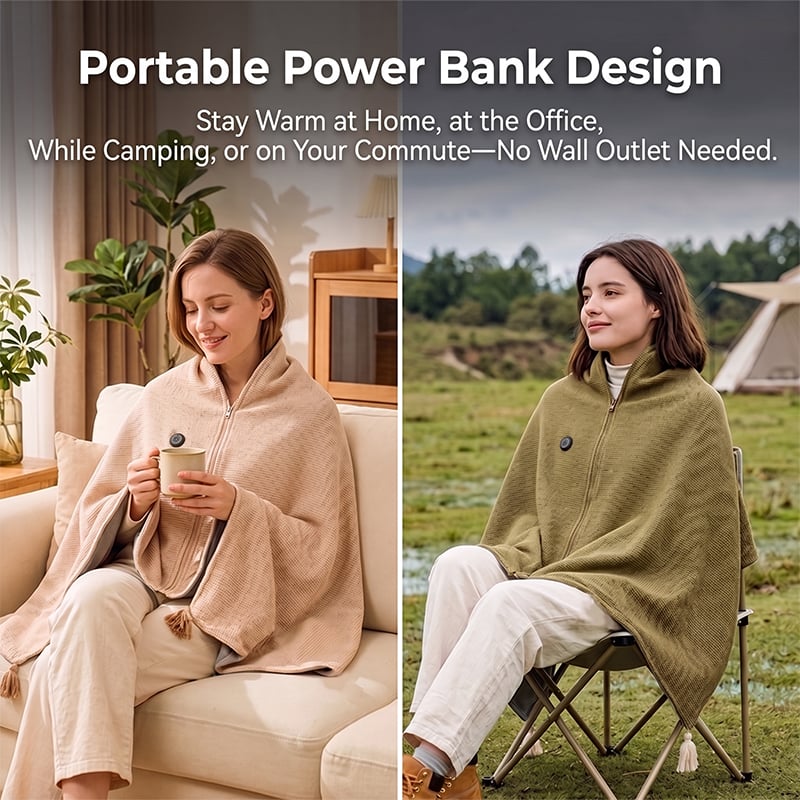 Heated Shawl Wraps