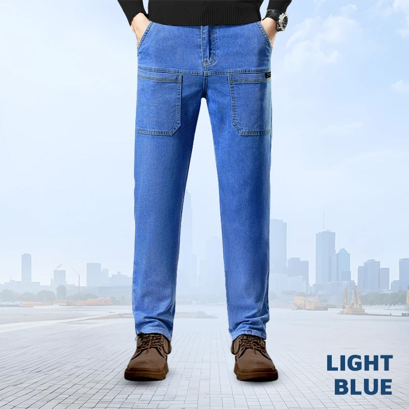 Comfortable Multi-Pocket High Durable Cargo Jeans