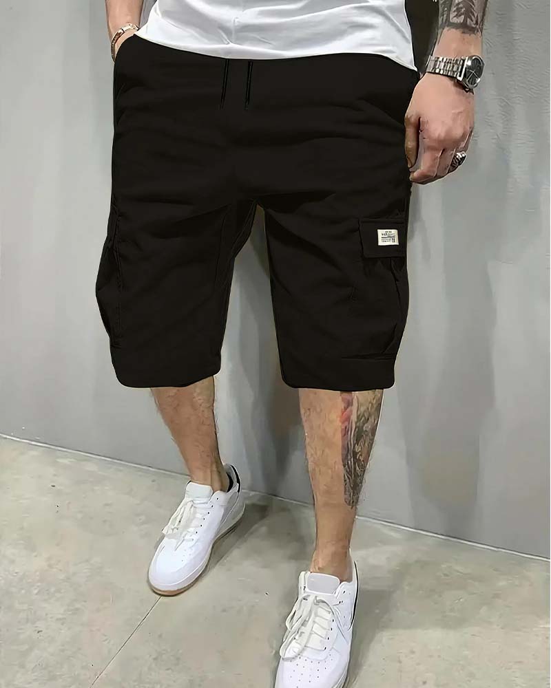 Men's Mid Waist Drawstring Shorts
