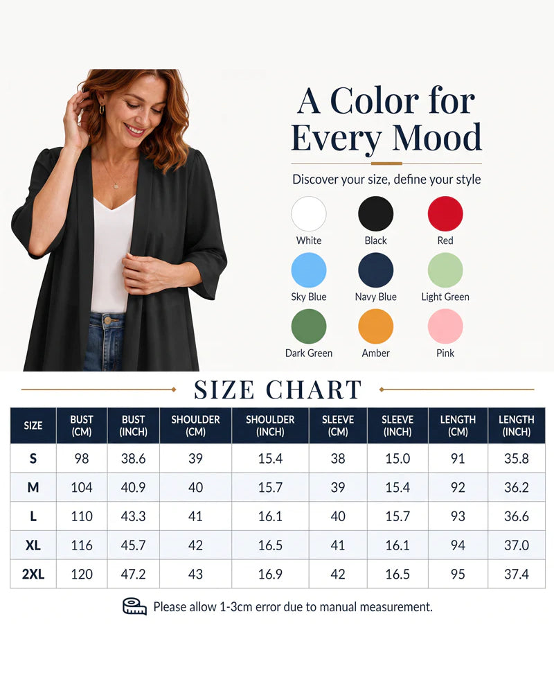 Lightweight Solid Sun Protection Cover-Up