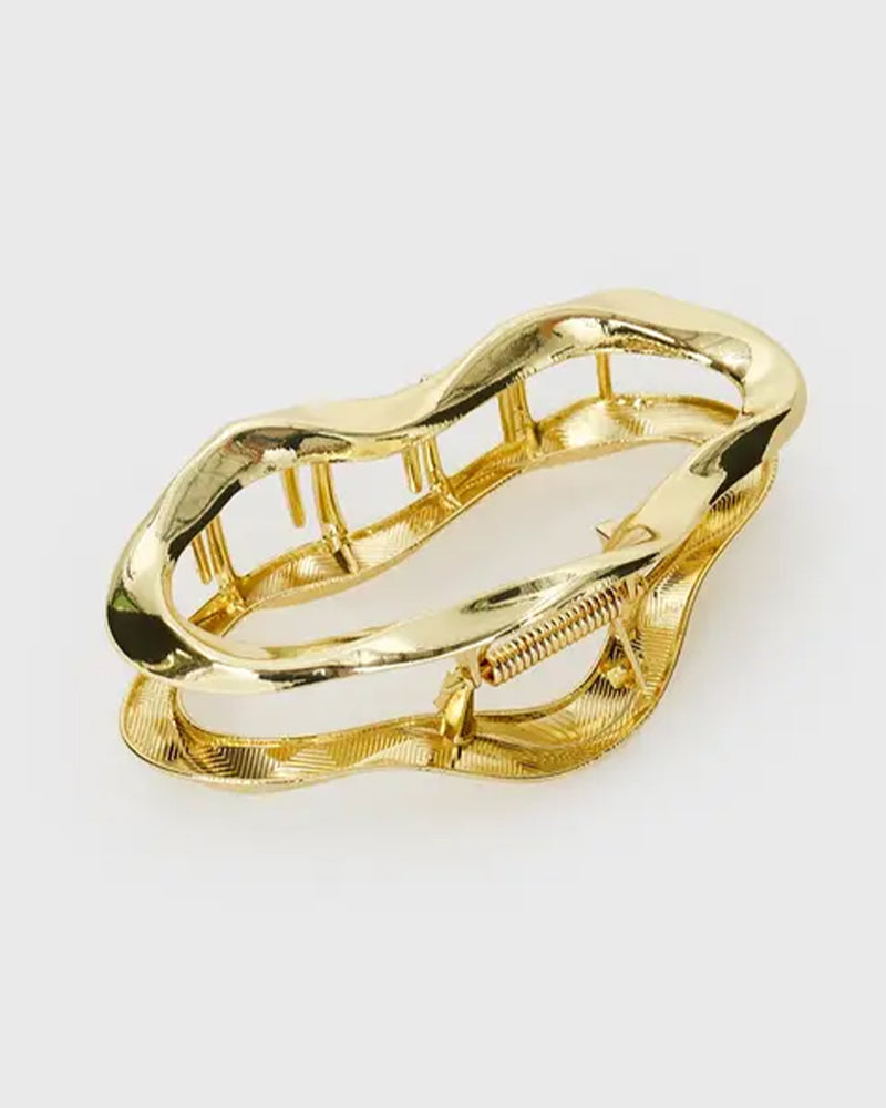 Take It Off Hair Clip Gold