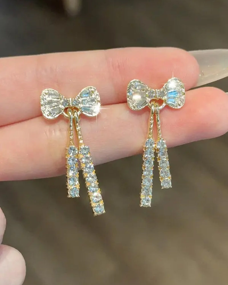 Sparkling Butterfly Earrings