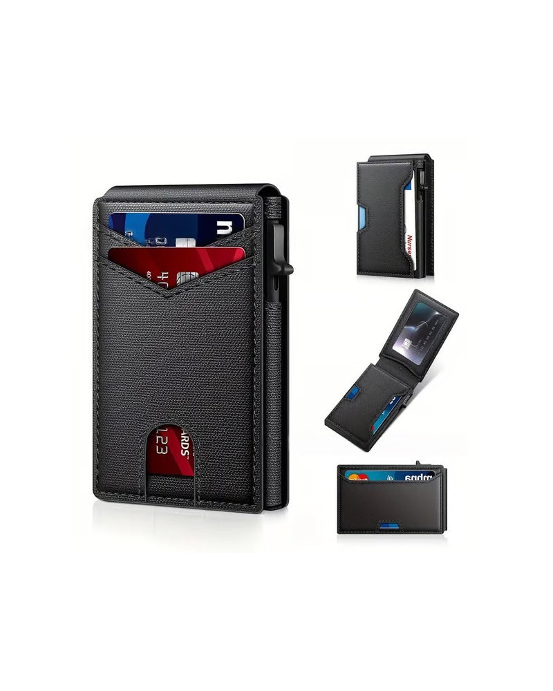 Automatic Pop-Up Bifold Card Holder