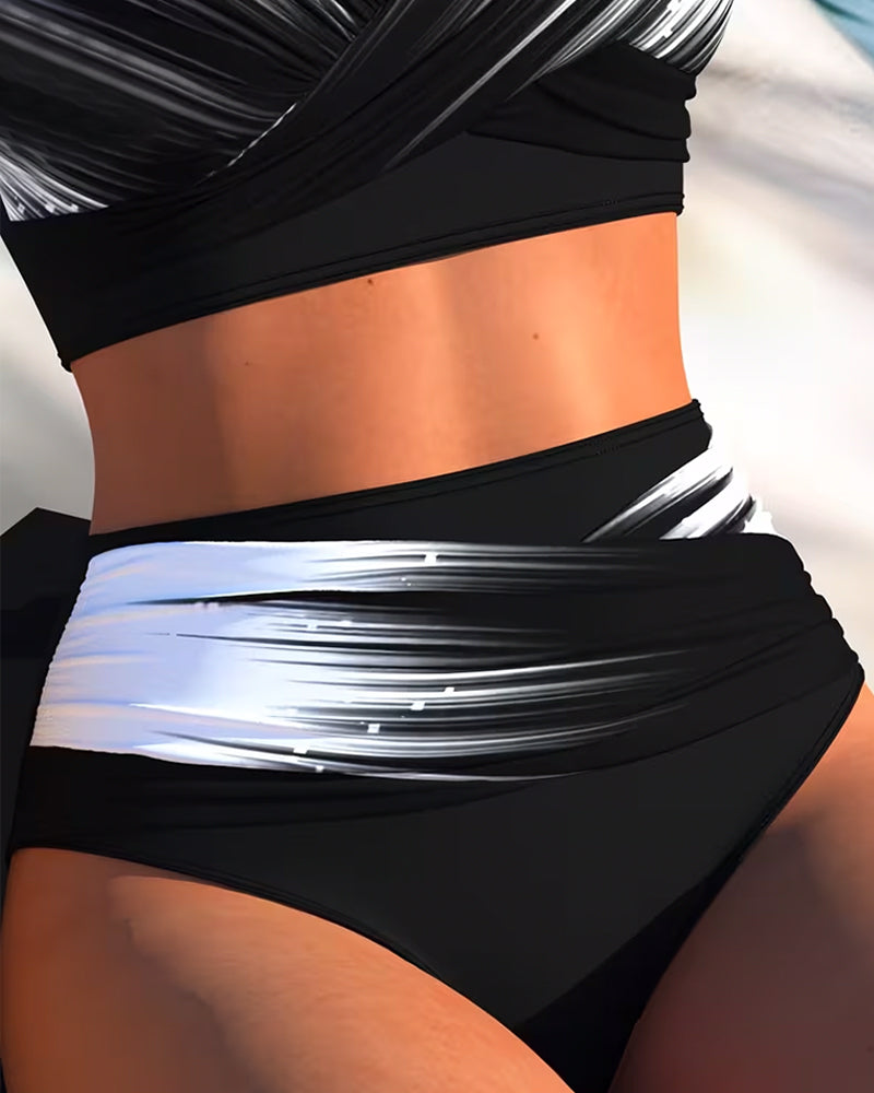 Gradient Color Separate Bikini