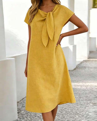 Casual Solid Color Dress