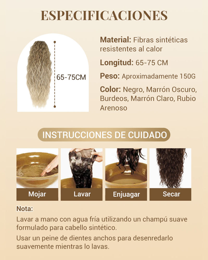 Long Voluminous And Curly Hair Extension