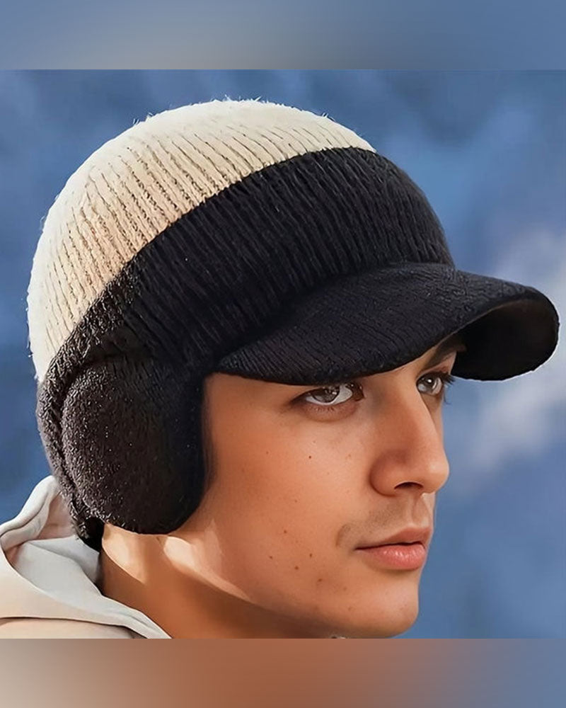Winter Windproof Thermal Cap with Visor