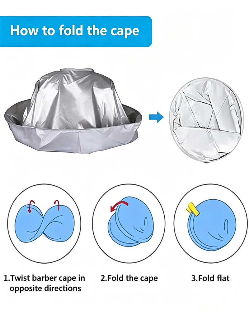 ✂🧹 Hair Cutting Cape with Catcher