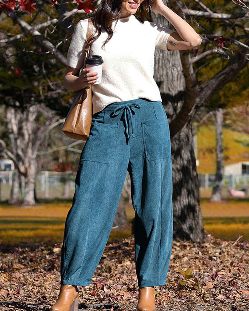 Women’s Corduroy Wide Leg Pants