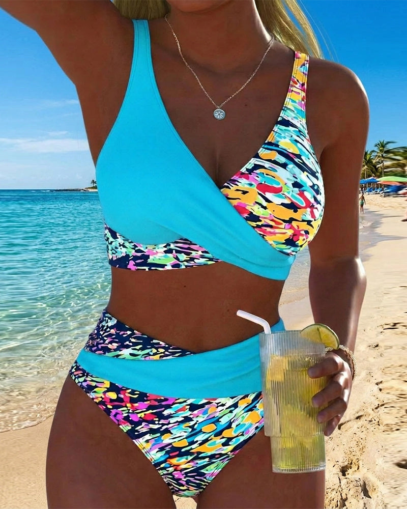 Crisscross Bra-Style Bikini