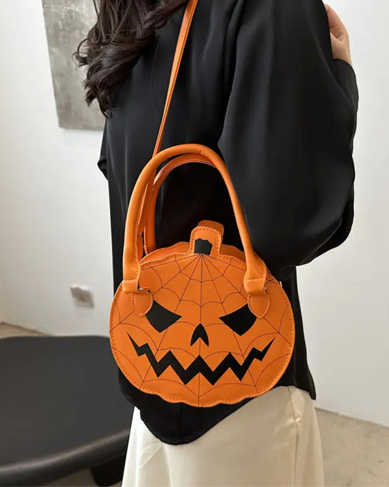 2026 Halloween Pumpkin Bag – Cute Crossbody & Shoulder Handbag for Women