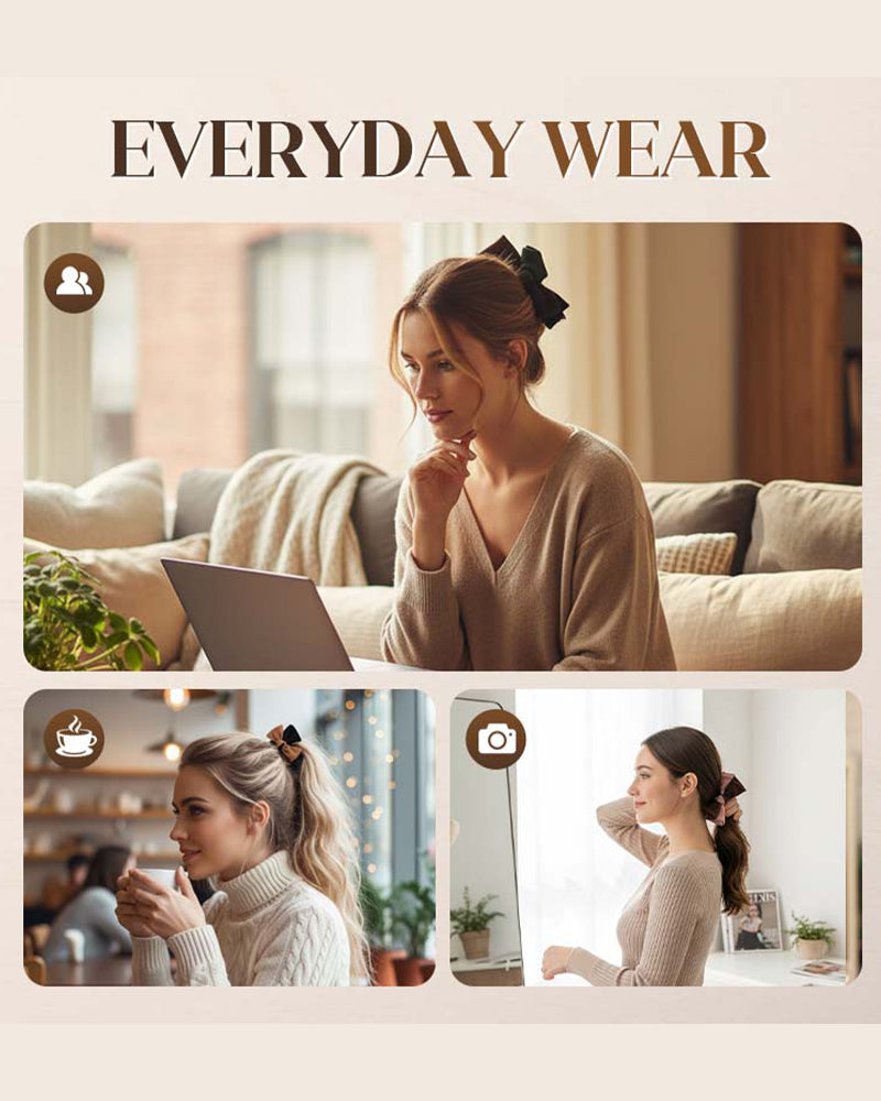 Elegant Elastic Bow Hair Tie