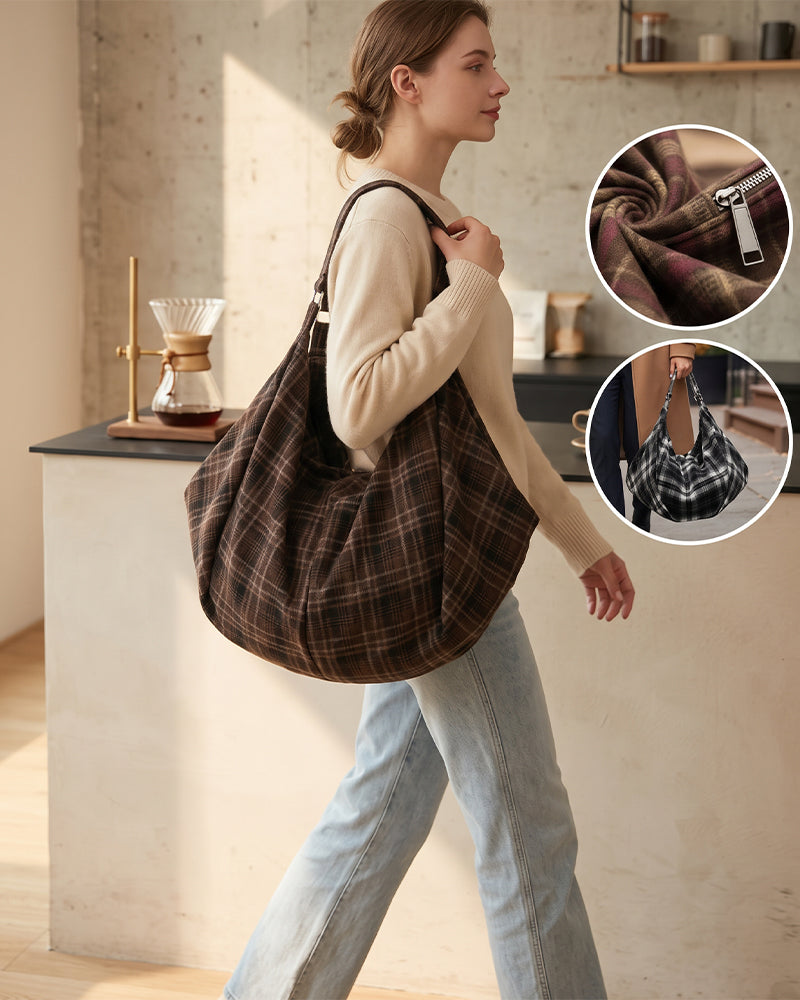 Casual Large-Capacity Crossbody Tote Bag
