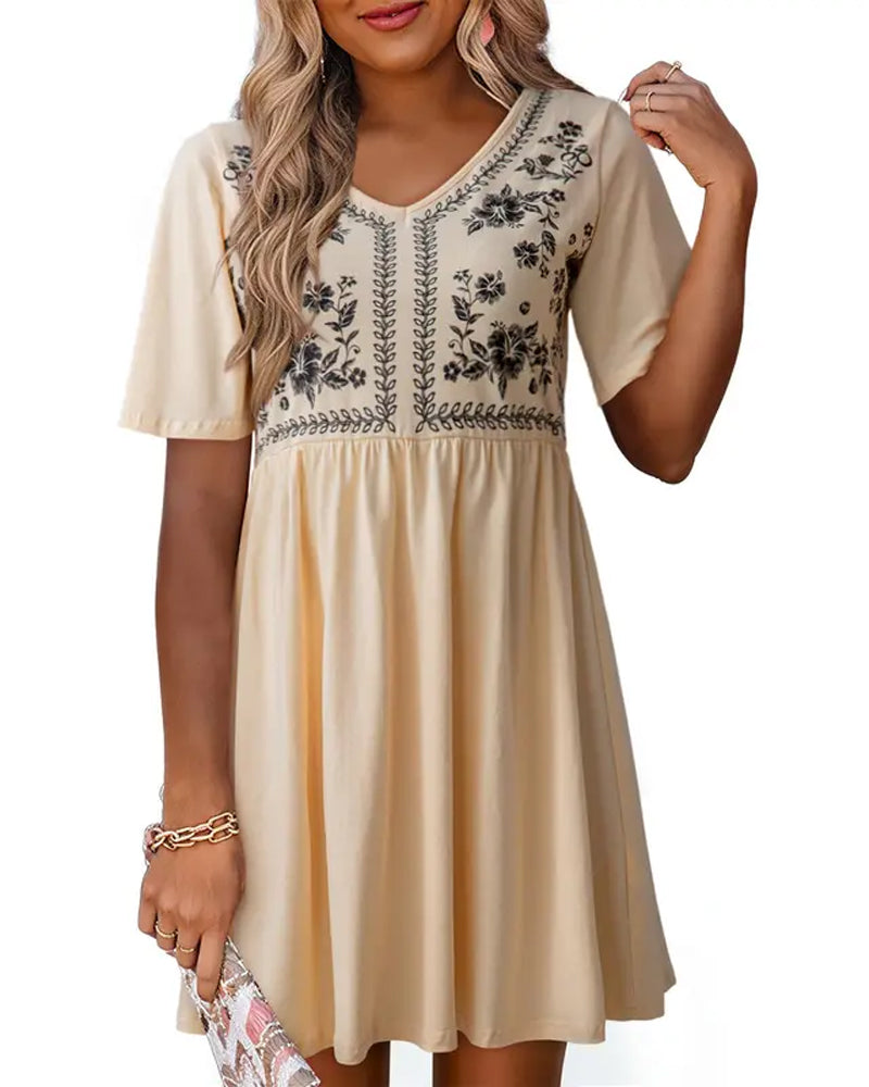 Vintage Artistic Loose Dresses