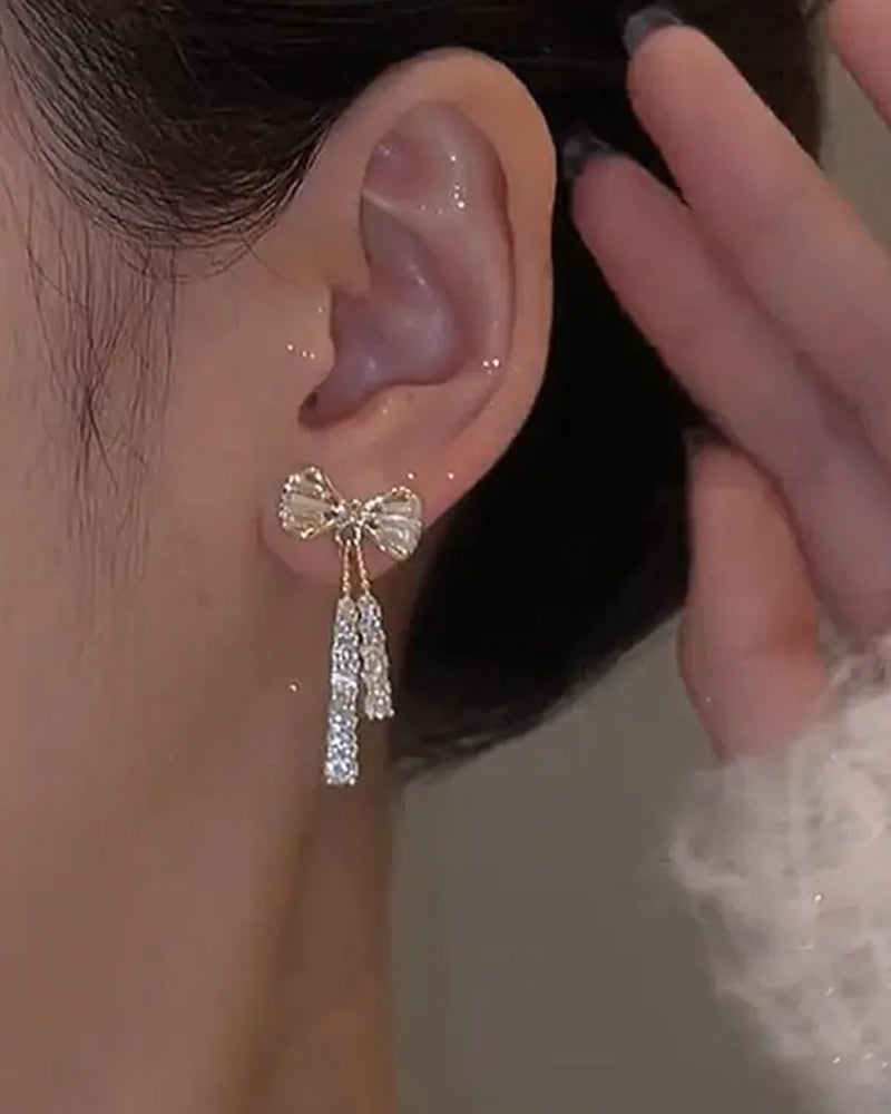 Sparkling Butterfly Earrings