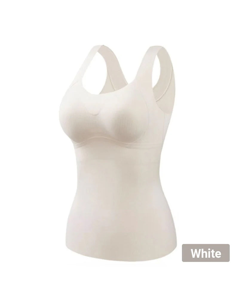 Women's Thermal Tank Tops With Built-in Bra