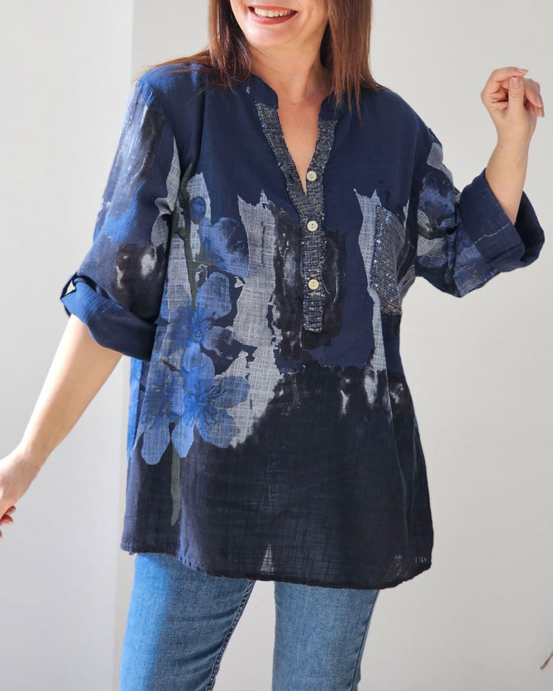 Fashion Ink Floral Shirt