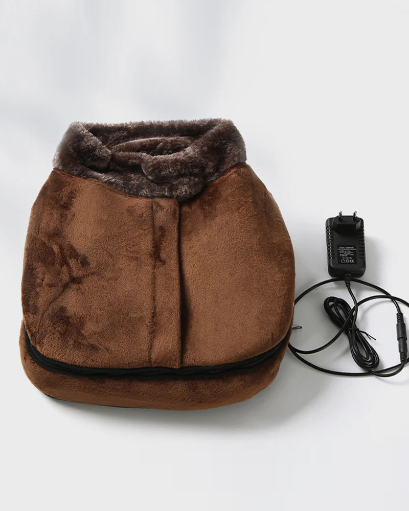 2-in-1 Electric Foot Warmer with Massage