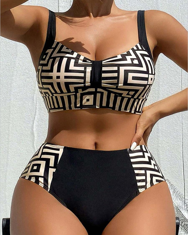 Two-Piece Printed Stylish Bikini