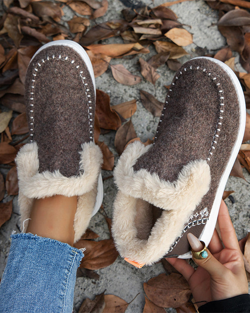 ❄️Women's Winter Non-Slip Faux Fur Warm Ankle Boots