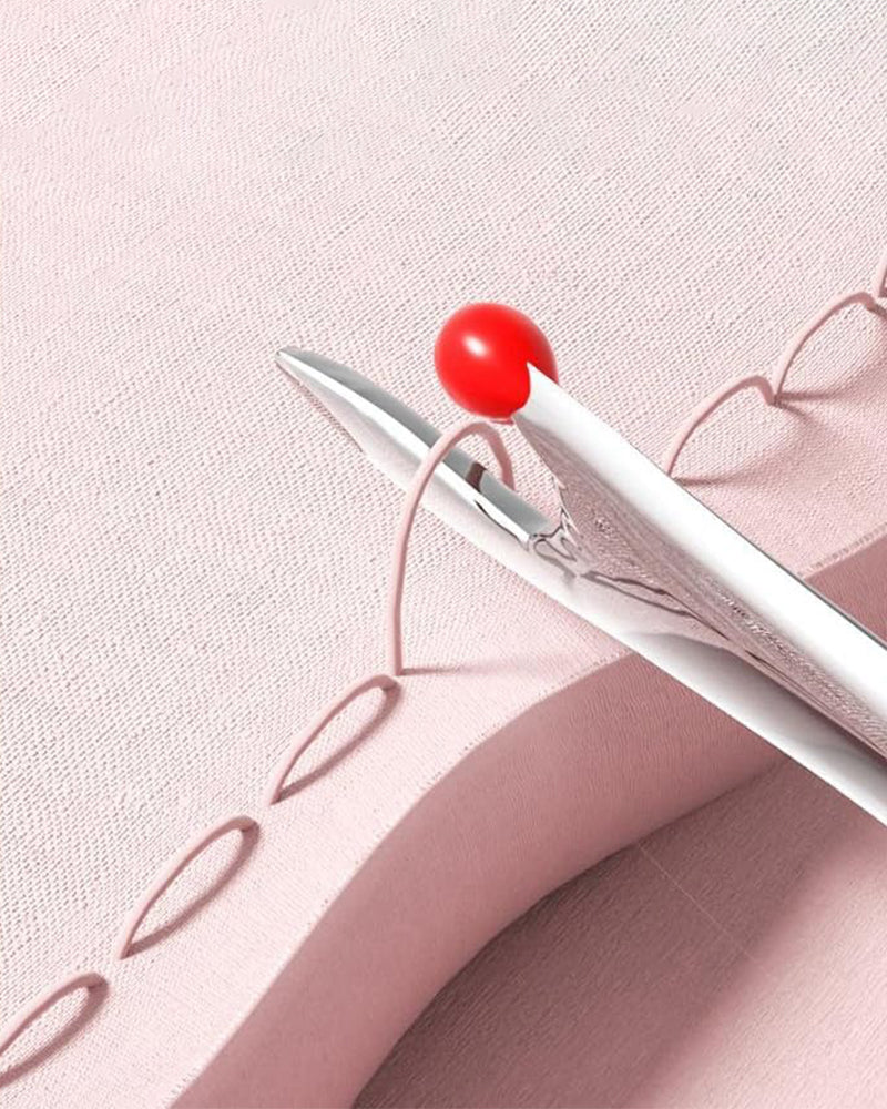 2-in-1 needle threader and seam winder tool