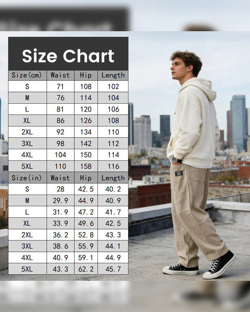 Men's Breathable Straight-Leg Trousers
