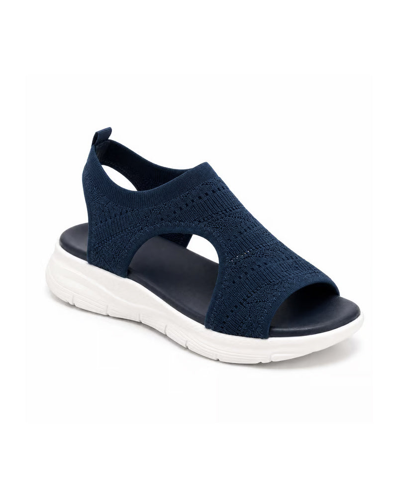 Peep Toe Flyknit Sandals