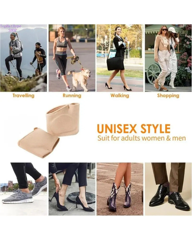 Shock-Absorbing And Anti-Slip Forefoot Cushioning Pads