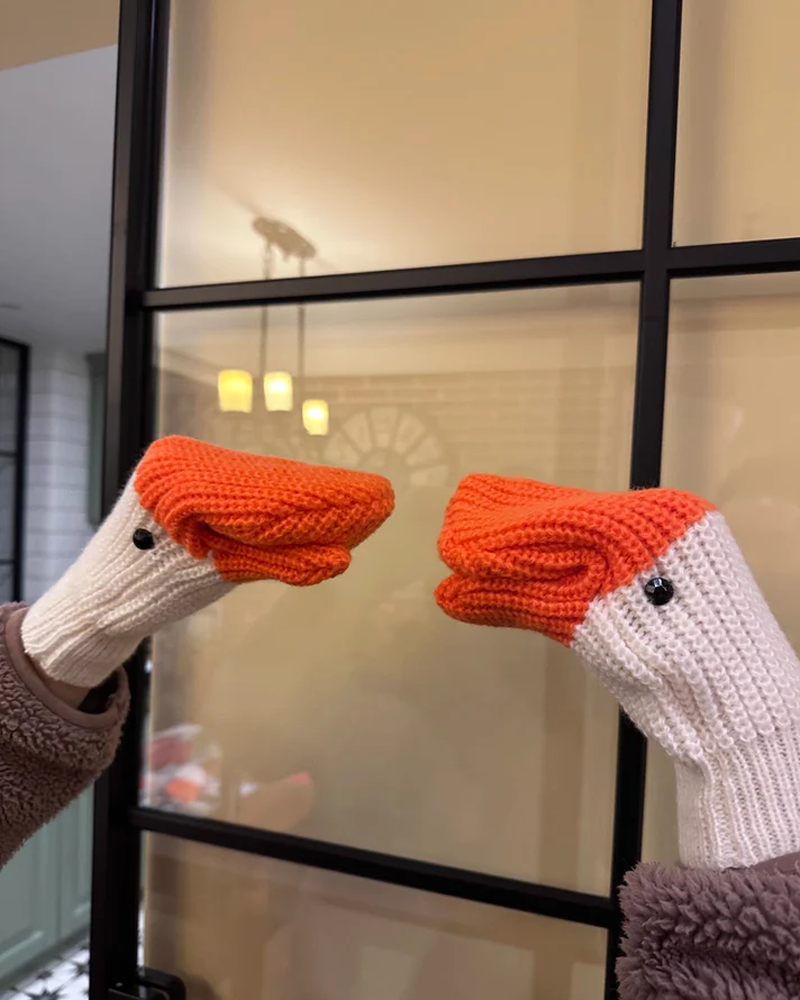 Silly Goose Mittens